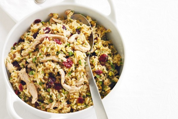 Turkey & cranberry pilaf