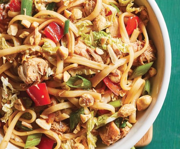 Turkey & noodles stir-fry