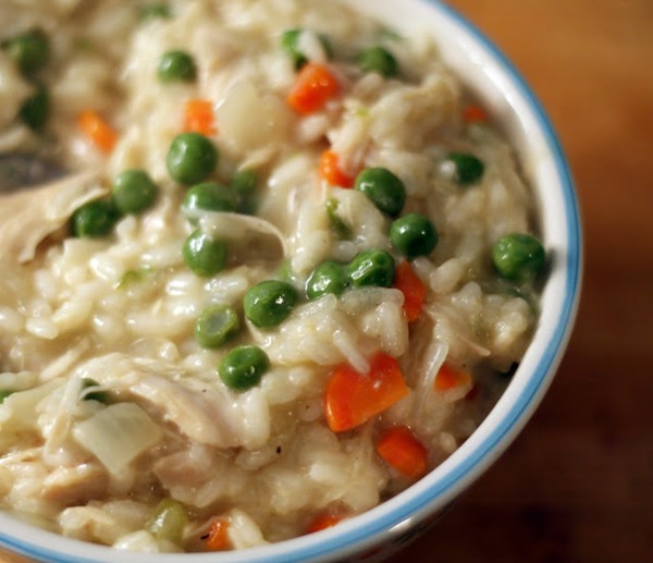 Turkey & pea risotto