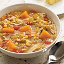Turkey & squash soup