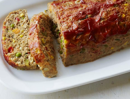 Turkey & vegetable meatloaf