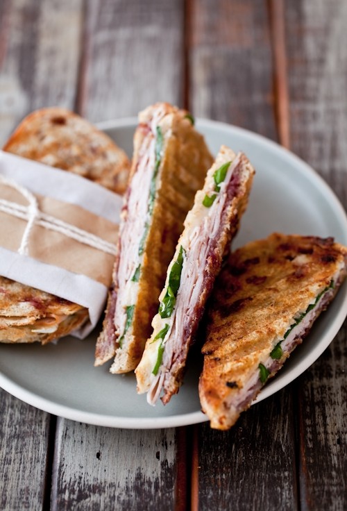 Turkey and Brie panini
