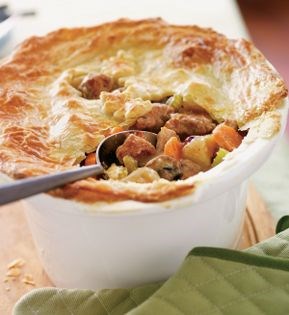 Turkey and cranberry pot pie
