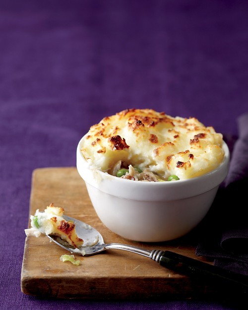 Turkey and mashed potato potpies