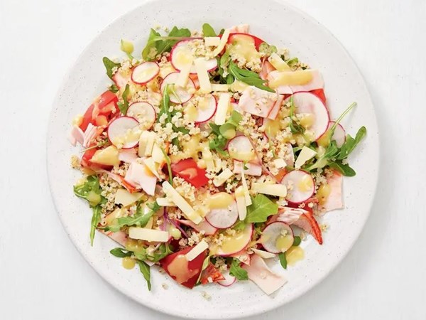Turkey and millet chef’s salad 