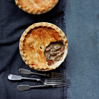 Turkey and mushroom pot pies
