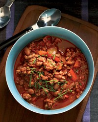Turkey-and-pinto-bean chili