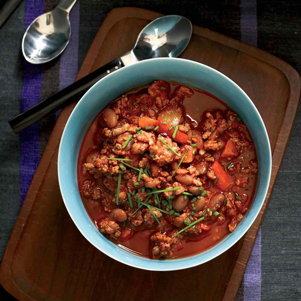 Turkey and pinto bean chili [Art Smith]