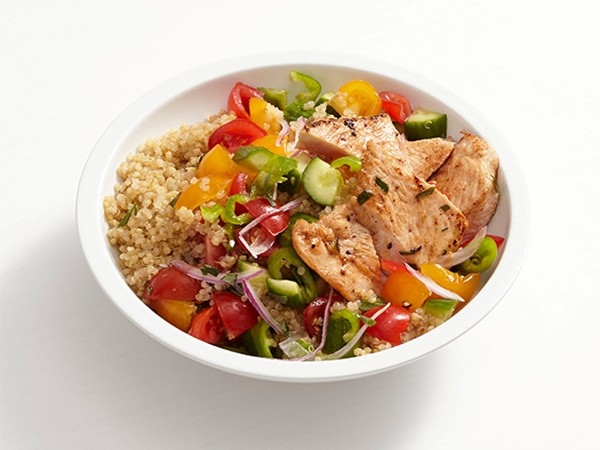 Turkey and quinoa salad