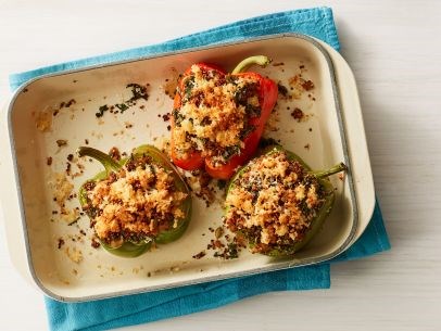 Turkey and quinoa stuffed peppers