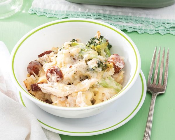 Turkey and sausage casserole