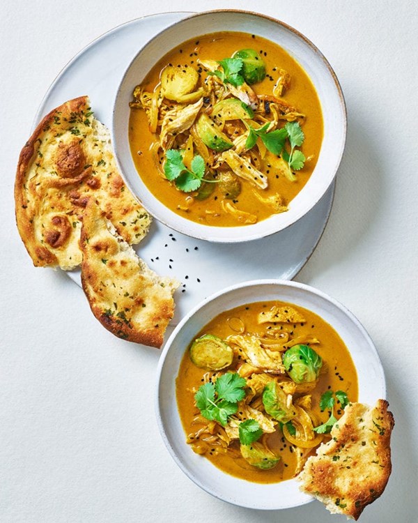 Turkey and sprout curry