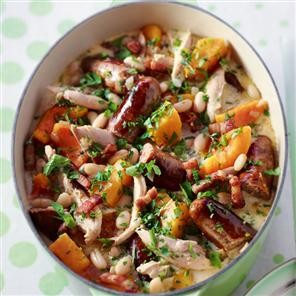 Turkey and squash casserole