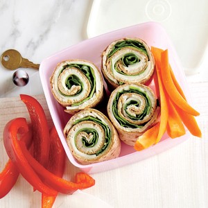Turkey and Swiss pinwheels