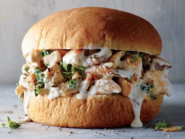Turkey and Swiss sloppy Joes