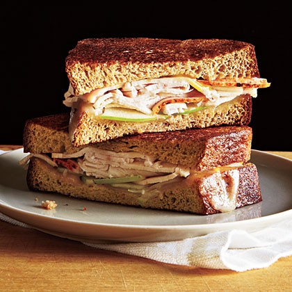 Turkey, apple, and Swiss melt