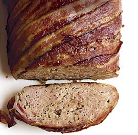Turkey, bacon, and fennel meatloaf