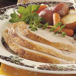 Turkey breast with vegetables 