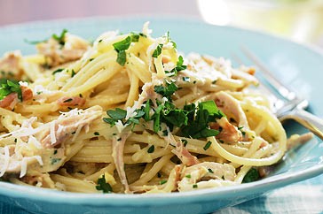 Turkey carbonara