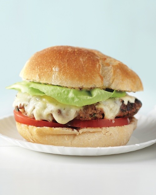 Turkey-cheddar burgers