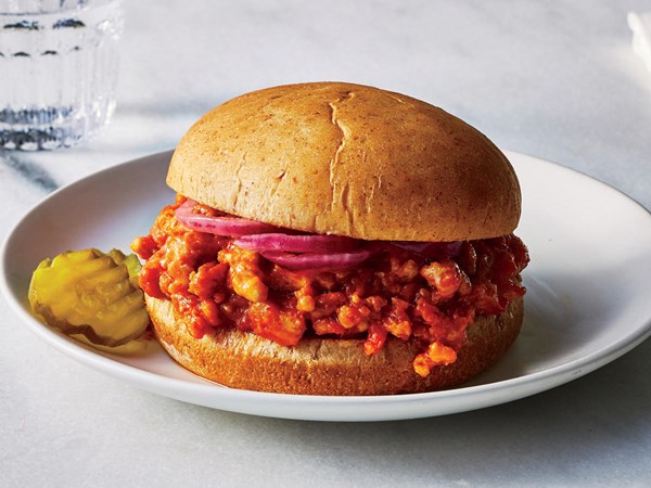 Turkey cheeseburger sloppy Joe