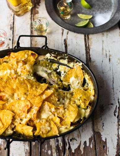 Turkey chilequiles