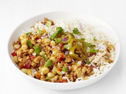 Turkey chili with hominy