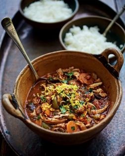 Turkey chili with poblano and queso fresco