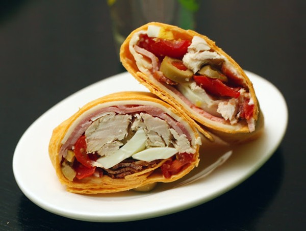 Turkey chivito wraps