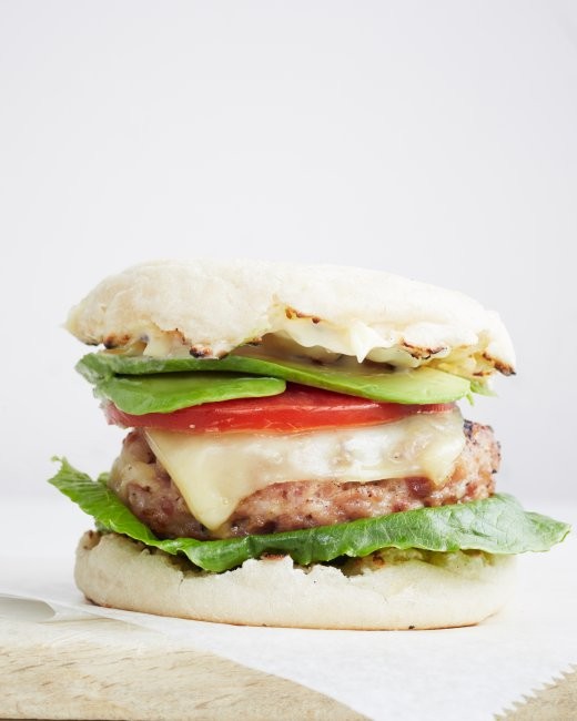 Turkey-club burger