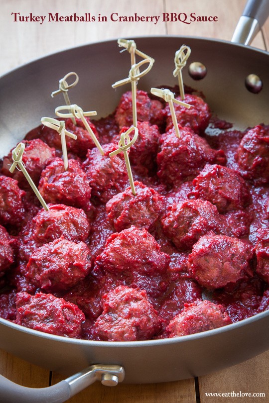 Turkey cranberry meatballs