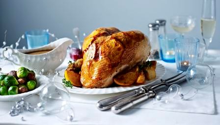 Turkey crown with orange