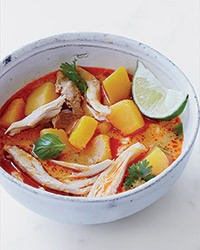 Turkey curry soup