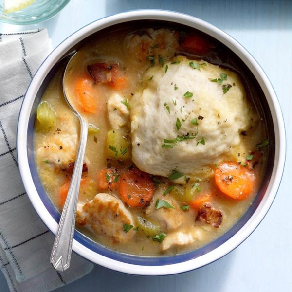 Turkey dumpling stew