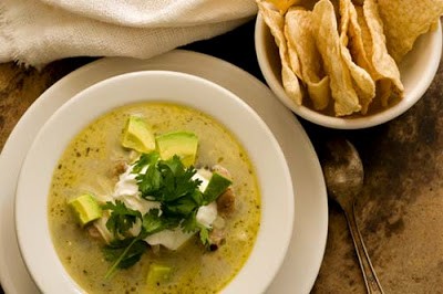 Turkey enchilada verde soup