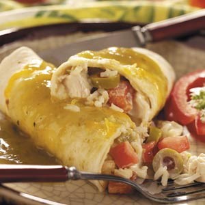 Turkey enchiladas 