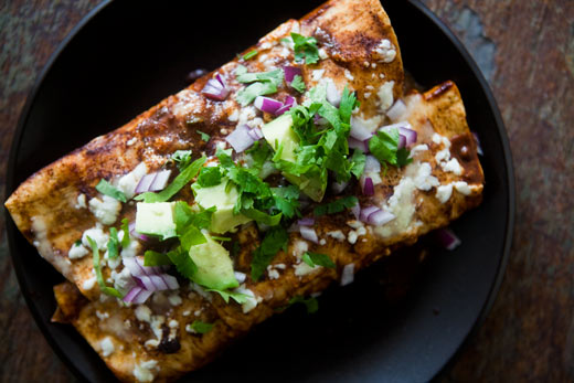 Turkey enchiladas