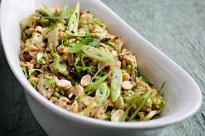 Turkey fried rice, kung pao style 