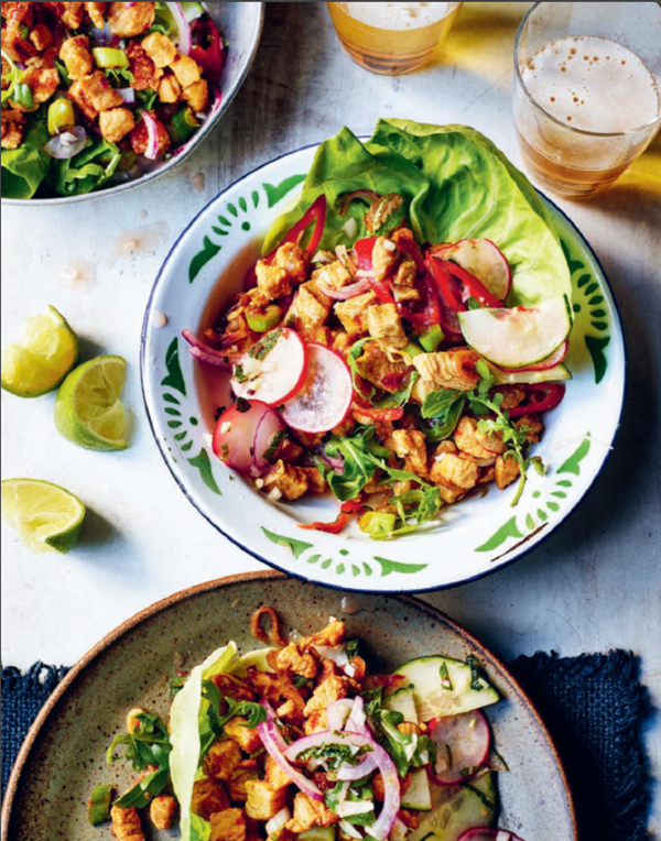 Turkey larb salad