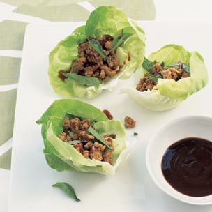 Turkey lettuce wraps with Southeast Asian flavors