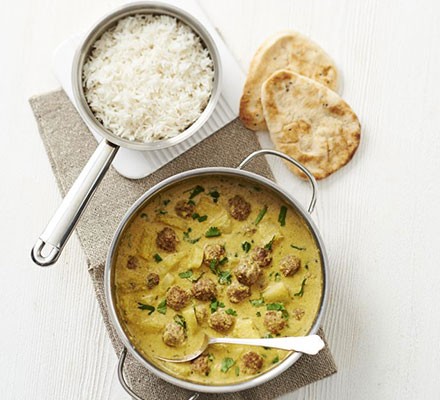 Turkey meatball & pineapple curry
