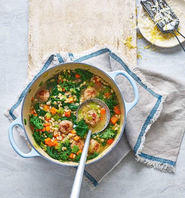 Turkey meatball hotpot