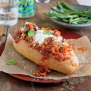 Turkey meatball subs