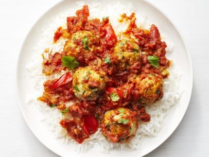 Turkey meatball vindaloo