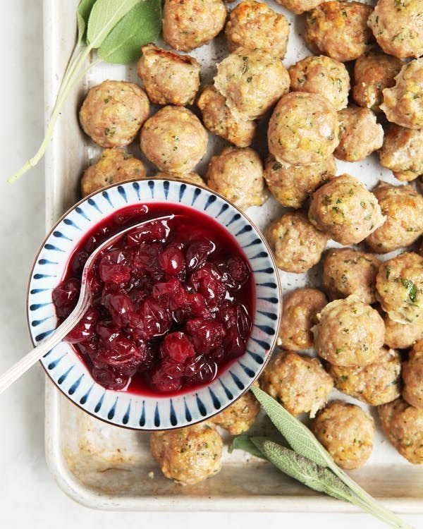 Turkey meatballs with Parmesan and sage