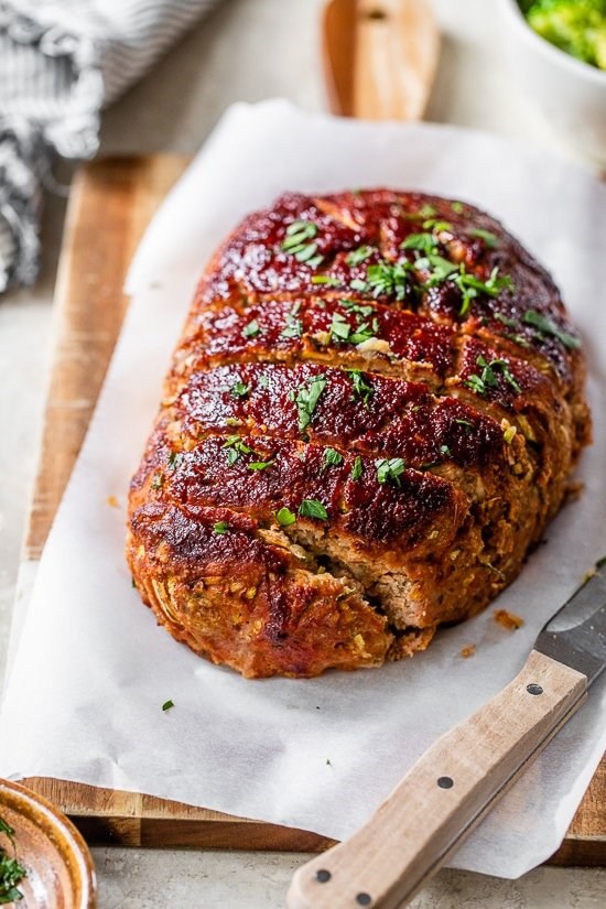 Turkey meatloaf with zucchini