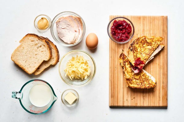 Turkey Monte Cristo sandwiches