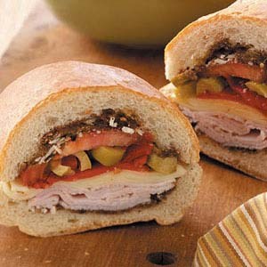 Turkey muffuletta 