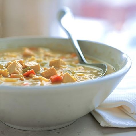Turkey mulligatawny soup