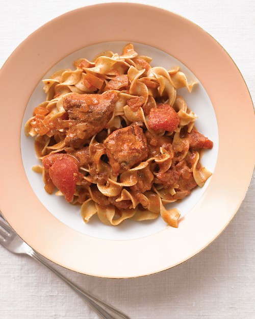 Turkey paprikash